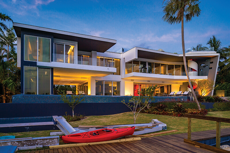 A luxury home listed by One Sotheby at $38 million on Hibiscus Island in Miami Beach (Courtesy of Andy Frame / Andy Frame Photography)