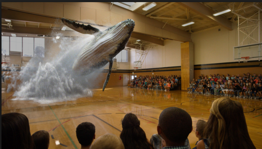 Magic Leap whale promotional video