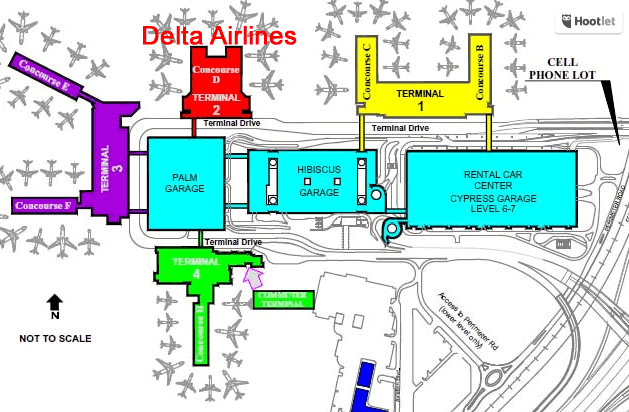 Fort Lauderdale-Hollywood International Airport Terminal 2, where the shootings happened, is used by Delta Air Lines