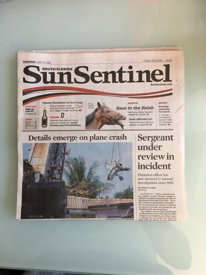 The Decline and Fall of Sun Sentinel Owner Tribune Publishing - S ...