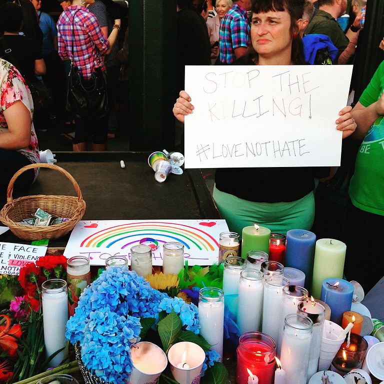 Orlando terrorist victim vigil