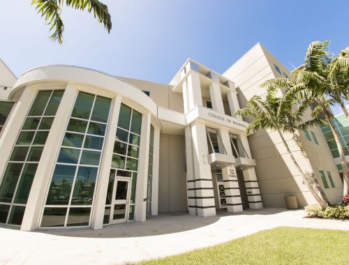 FAU College of Business tower