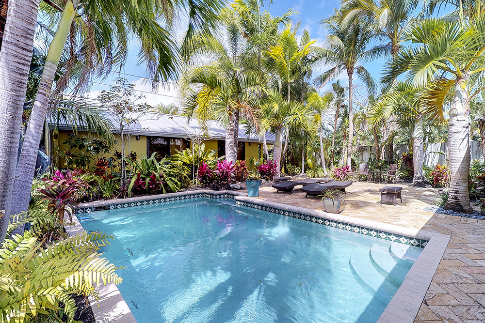 Price Carter’s Wilton Manors home, which is known as Palm Haven.