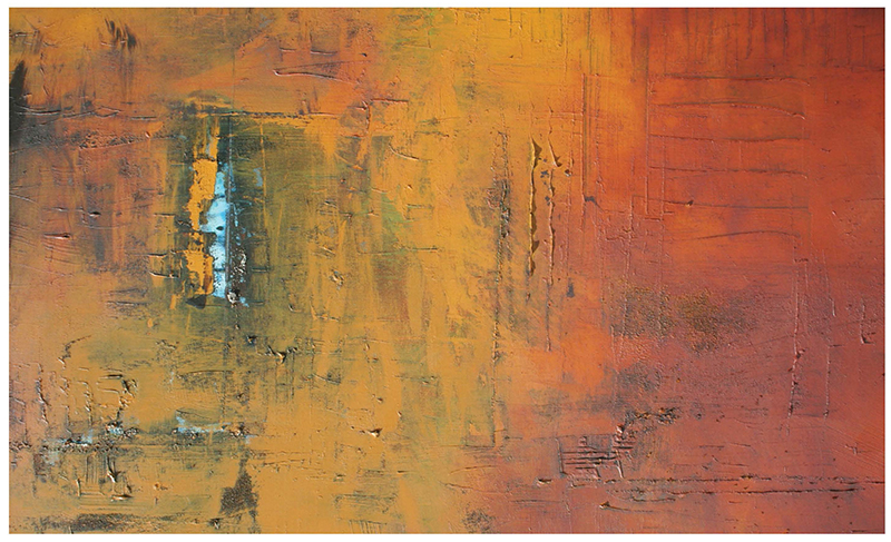 An abstract painting by Peter Stromberg