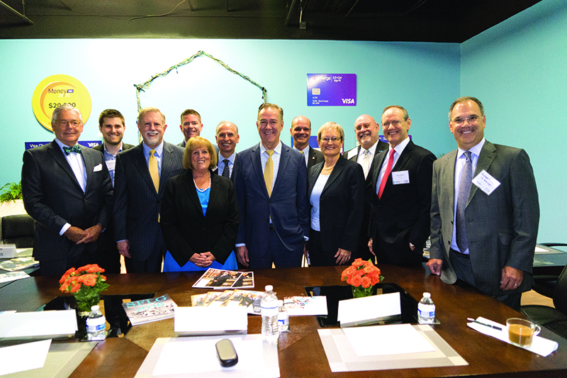 Community bankers gathered at The SilverLogic for the roundtable discussion