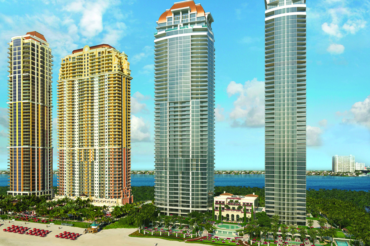 Miami-based Coastal Construction has been awarded a $600 million contract by the Trump Group to build two 50-story towers at The Estates at Acqualina in Sunny Isles Beach. Coastal is preparing to go vertical on the first tower and has commenced the foundation work for the second tower of the $1.6 billion project located at 17901 Collins Ave. The development’s 245 condominiums are priced from $4.2 million to $14 million, with penthouses priced up to $35 million.