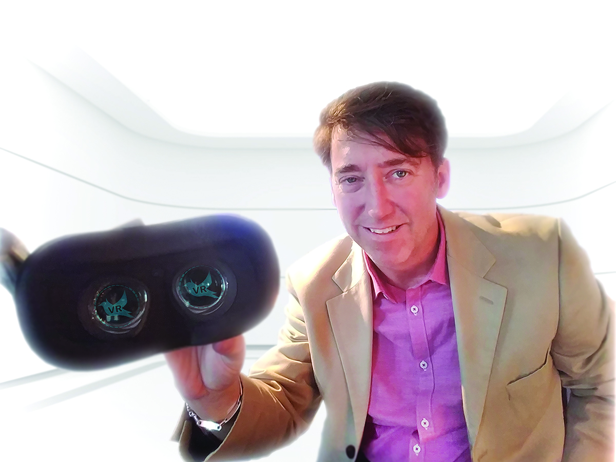 Christopher Hooper, of Blue Raven Studios, says virtual reality can offer opportunities for entrepreneurs