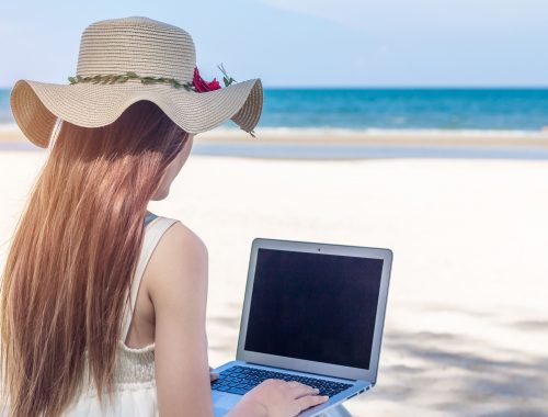 Remote work may not always be a day at the beach, but it's growing in popularity