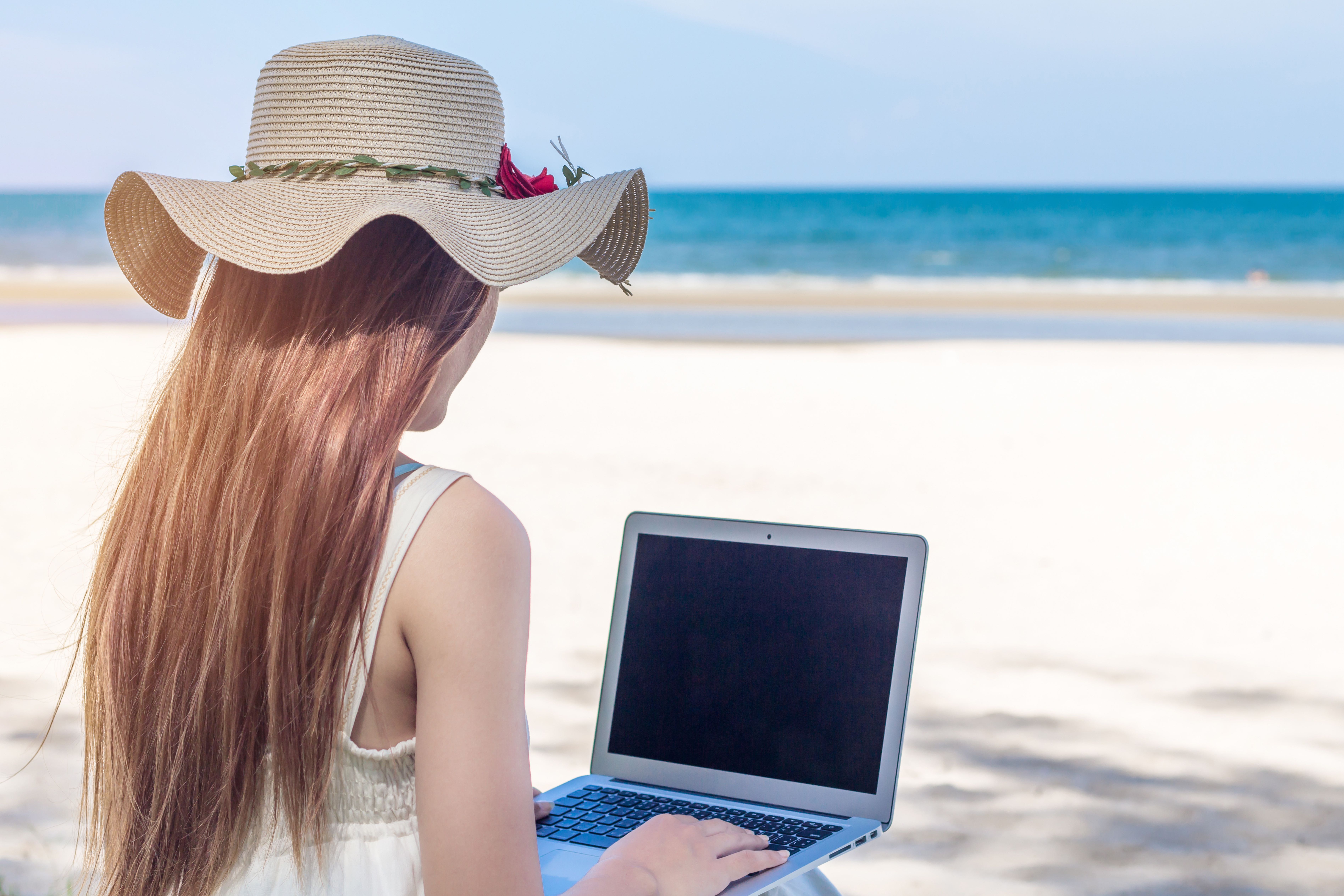 Remote work may not always be a day at the beach, but it's growing in popularity