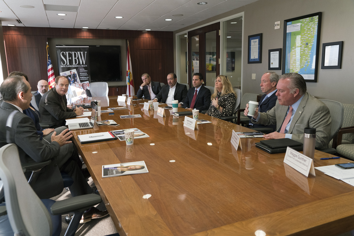 The Corporate Headquarters roundtable was held at the Greater Fort Lauderdale Alliance