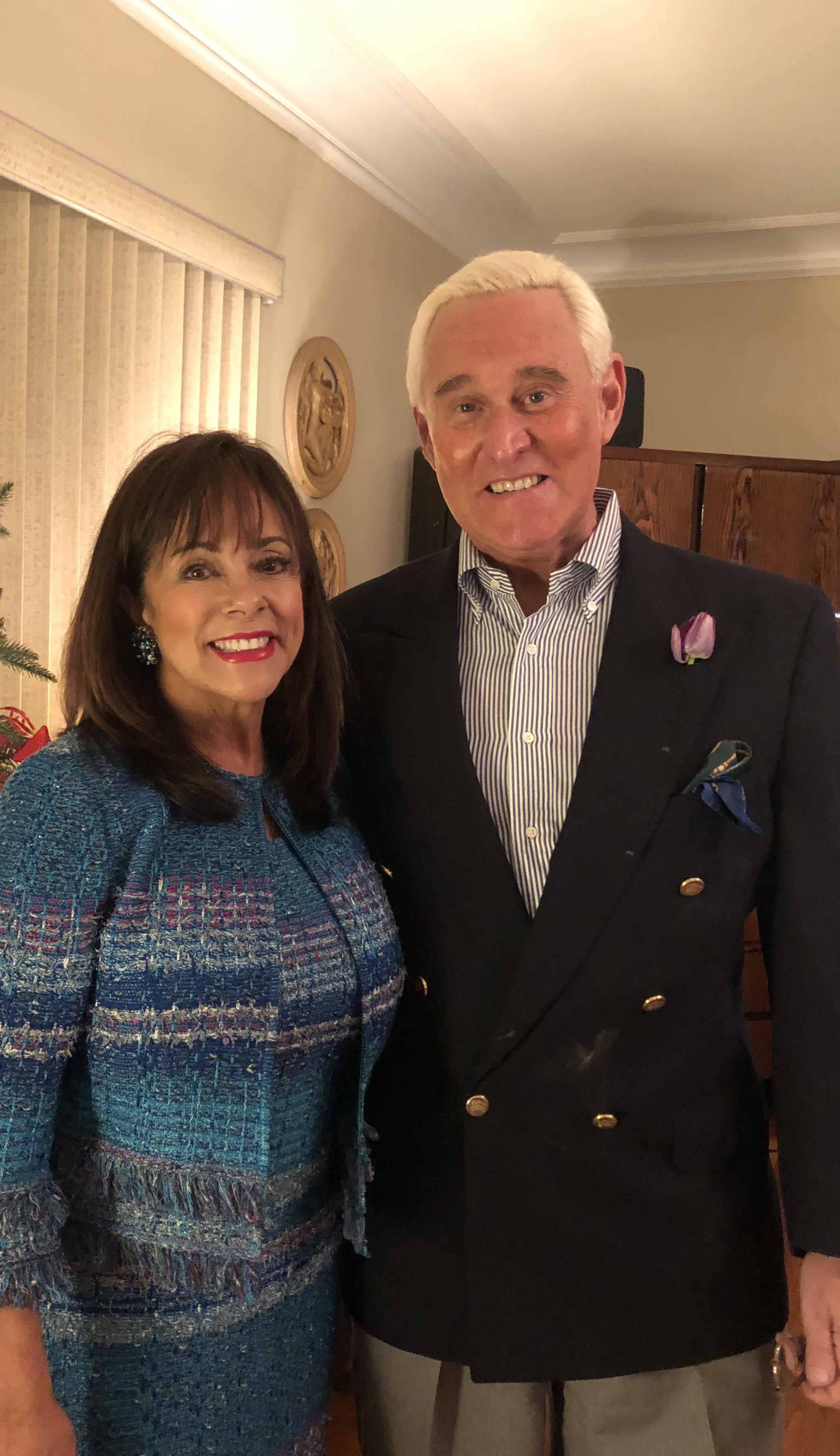 Nydia and Roger Stone