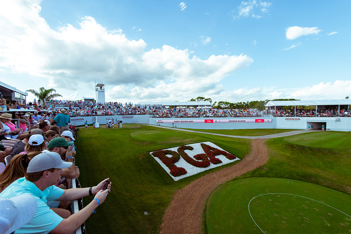 Fans soak in the atmosphere of the Honda Classic