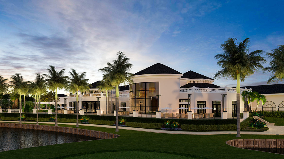 A rendering shows the $29 million clubhouse renovation