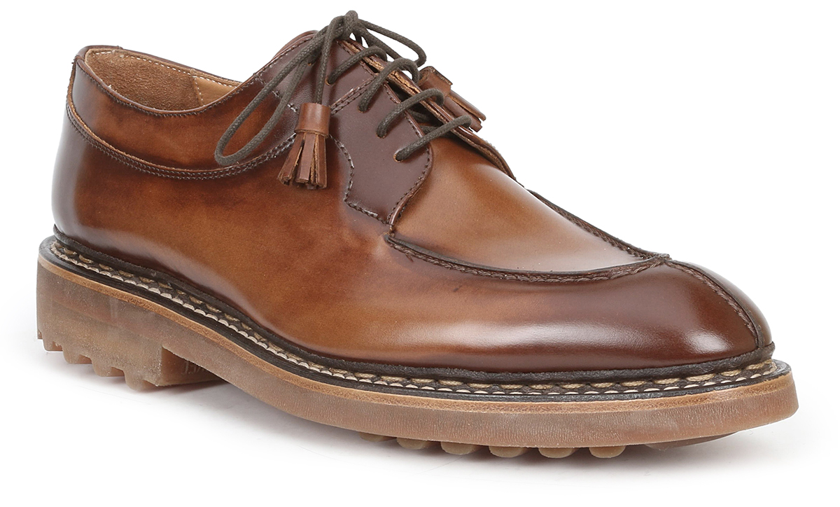 Bruno is back If you have been wondering where the Bruno Magli shoes are at Neiman Marcus, they’re back. SFBW has a liking for the Camino Cognac shoes with a decorative tassel on the end of the laces. They retail for $625.