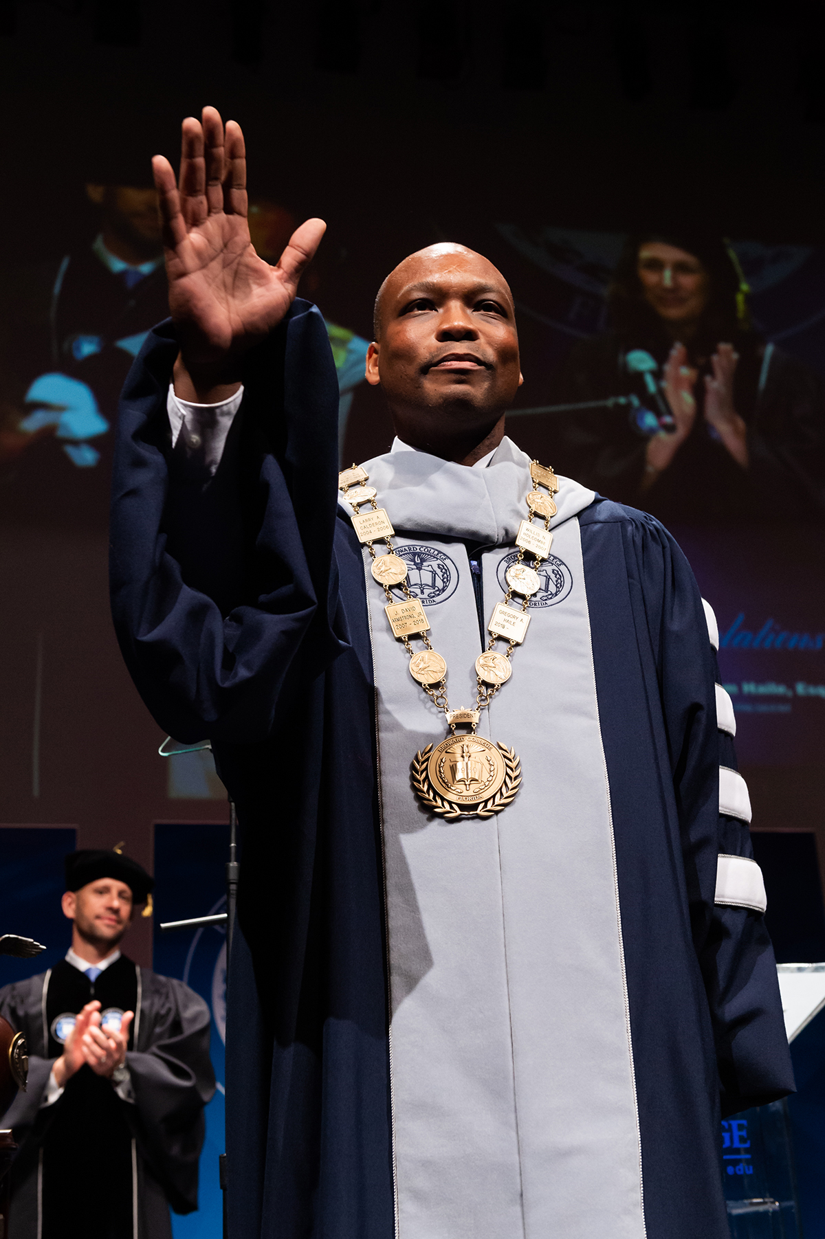 Broward College has ceremony for president Broward College held an investiture ceremony for Gregory Haile as the seventh president of the college. The college also announced Broward Up, a program to help residents in 11 of the county’s poorest ZIP codes gain access to postsecondary education, including vocational and industry certification courses.