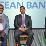 Michael Finney, president and CEO of the Miami-Dade Beacon Council, moderated a discussion about Amazon’s HQ2 with Nitin Motwani, managing principal of Miami Worldcenter, and Jeffrey A. Finkle, president and CEO of the International Economic Development Council (Photos courtesy of Greater Miami Chamber of Commerce)