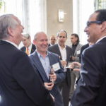 Attendees enjoy networking at UM’s Newman Alumni Center
