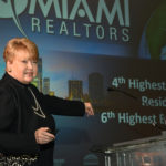 Teresa King Kinney, CEO of the Miami Association of Realtors, provided statistics that show the residential market remains strong