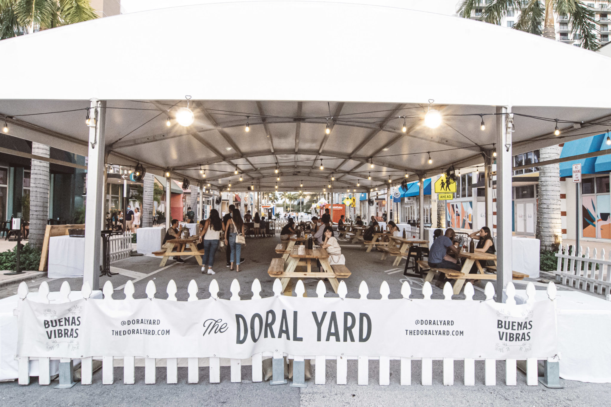 The Doral Yard tent on Main Street by Rod Deal