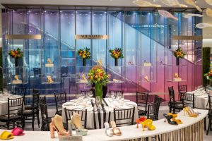 Shoes displayed at Aquazzura personal appearance at Saks Fifth