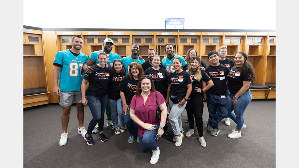 Miami Dolphins partner with City Furniture for Delivering Hopes