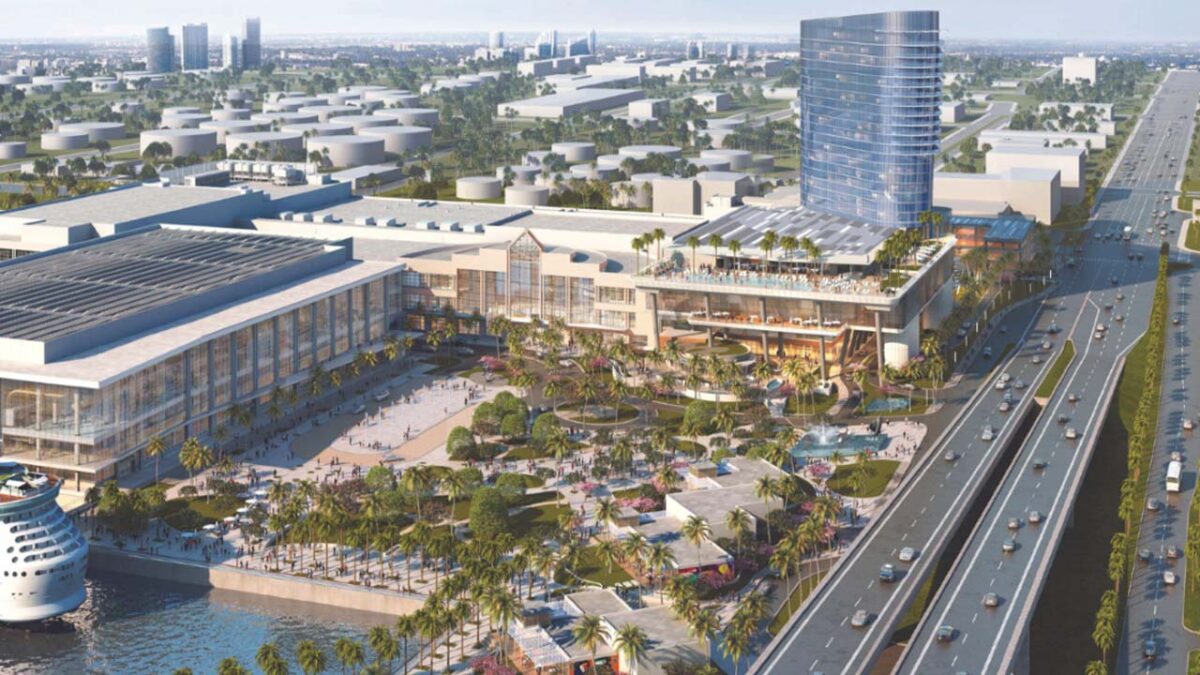 Greater Fort Lauderdale Chosen As Host Of IPW 2026 By U S Travel   Fort Lauderdale Port Rendering 1200x675 